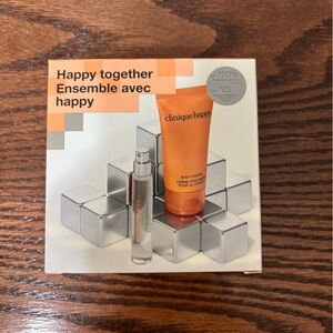 Clinique Happy Together Skincare Set - Vibrant Orange